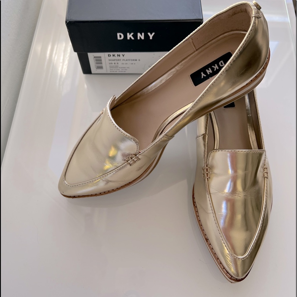 DKNY Seaport Platform Wedge Loafers